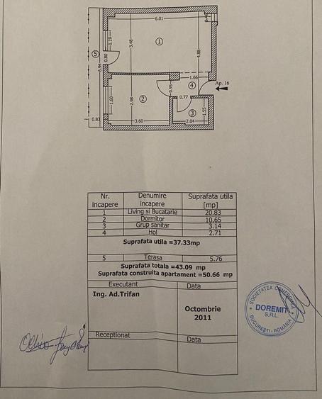 Apartament 2 camere BLOC NOU Parc Sebastian-Rahova N3 - 15