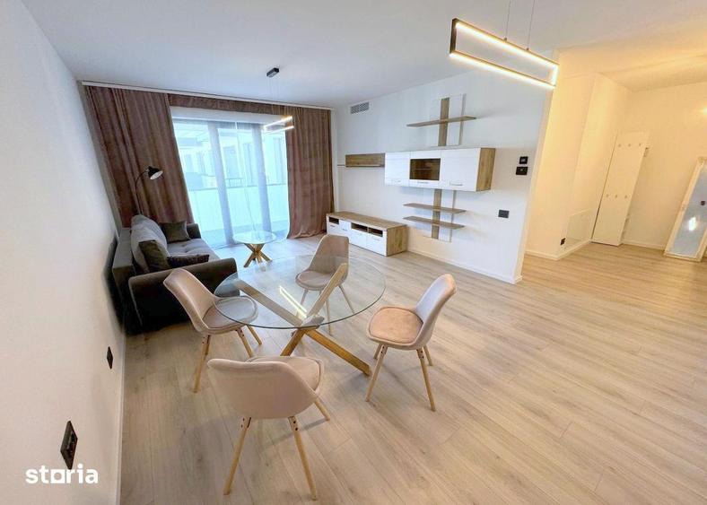 Apartament cu 2 camere semidecomandat, mobilat în Central