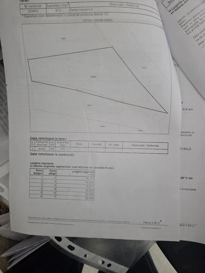 Teren de 973 mp, în Ambud
