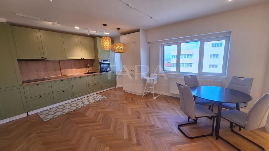 Apartament cu 3 camere semidecomandat, mobilat în Zorilor