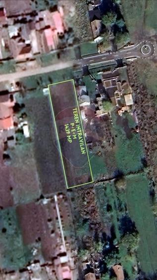 Teren Construcții intravilan de 1439 mp, în Bobda