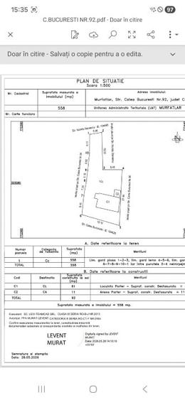 Casă individuală cu 3 camere cu Teren 558 Mp în Central