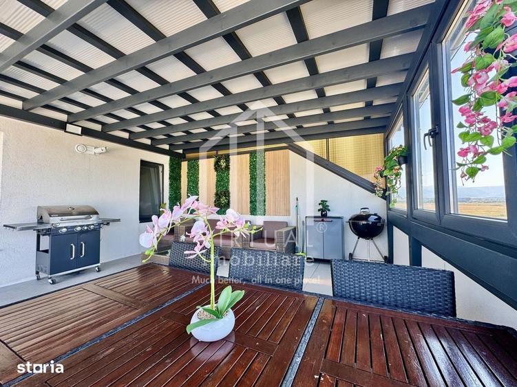 Penthouse cu 2 camere + terasa (55mp), parcare, bloc cu lift, etaj 7/7 - 13