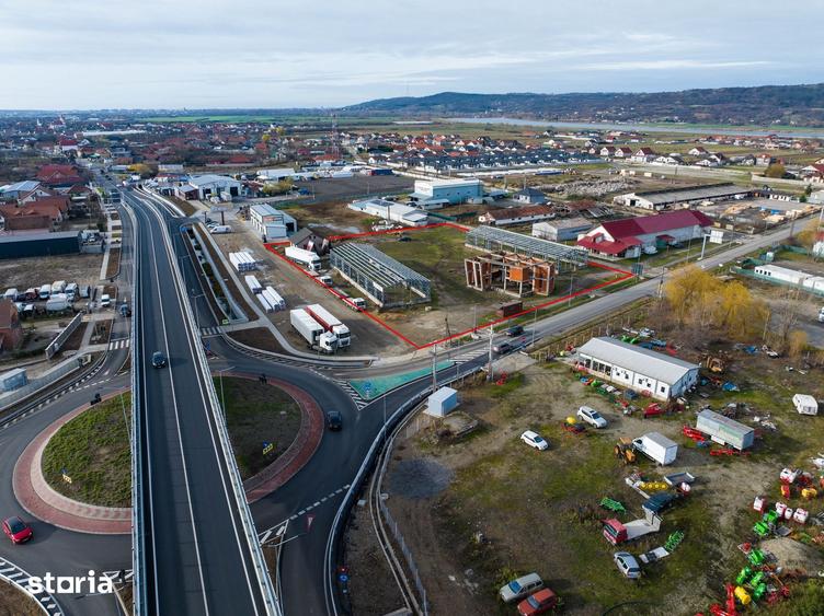 Teren cu constructii giratoriu Oradea(Osorhei)-Cluj, 7010 mp,141 /mp - 5