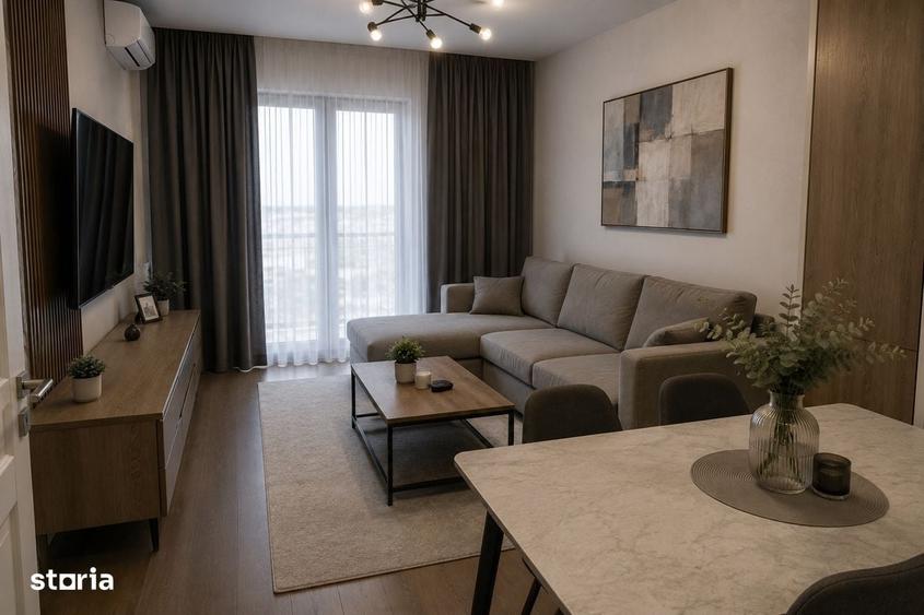 Apartament 2 camere cu balcon, 58,40 mp, acces rapid catre Bucuresti - 2