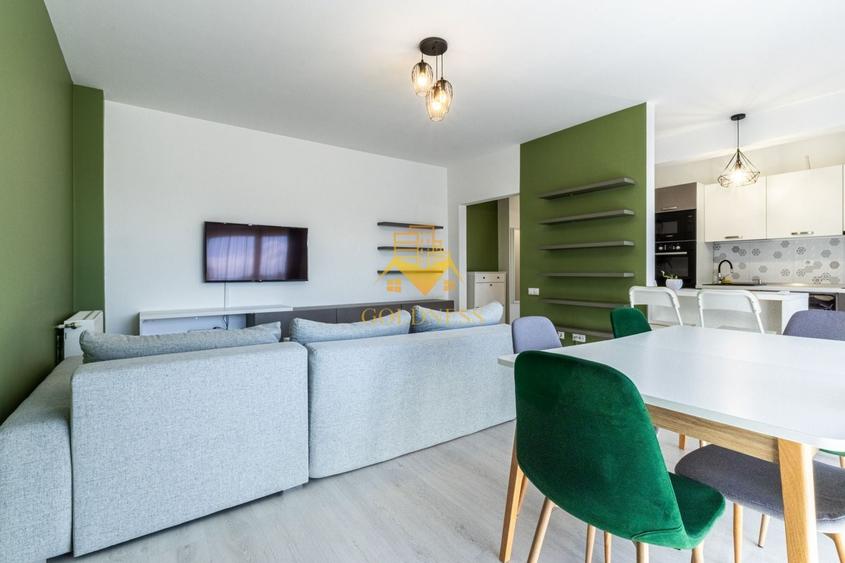 Apartament cu 2 camere semidecomandat, mobilat în Iris