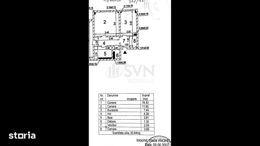 Apartament cu 2 camere decomandat în Grivița