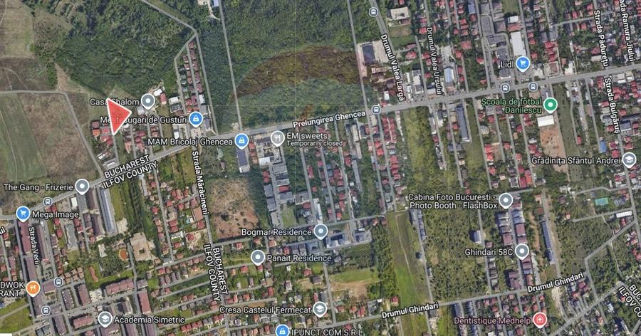 Teren Construcții intravilan de 2477 mp, în Ghencea