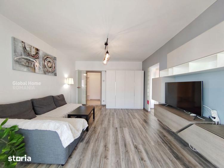 Apartament cu 2 camere semidecomandat, mobilat în Dorobanți