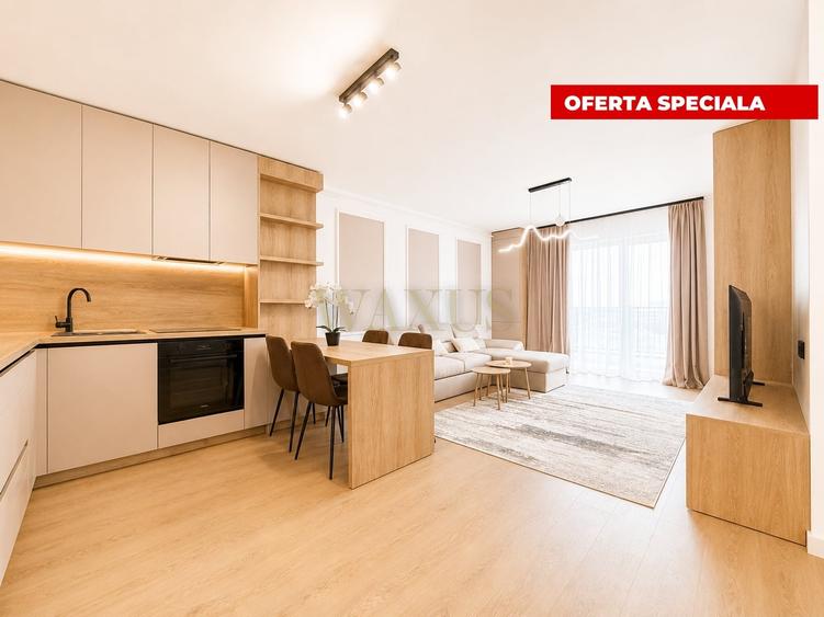Apartament cu 2 camere semidecomandat, mobilat în Florești