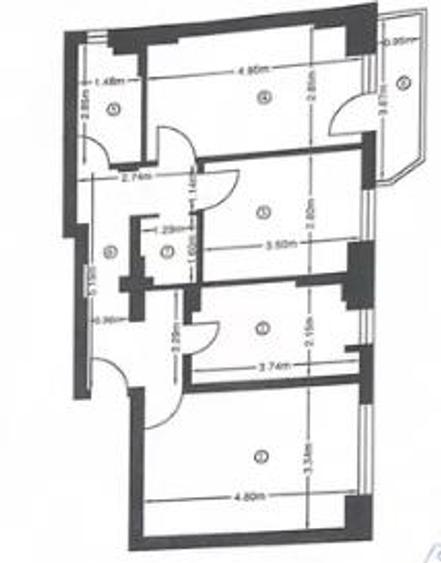 Apartament 3 camere cartier Pacurari - 2
