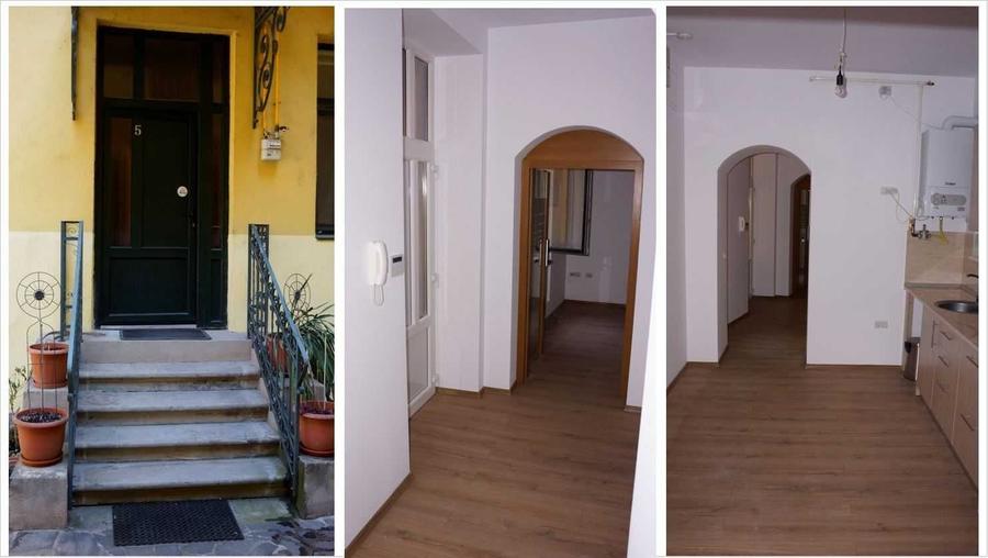 Apartament cu 4 camere semidecomandat în Central