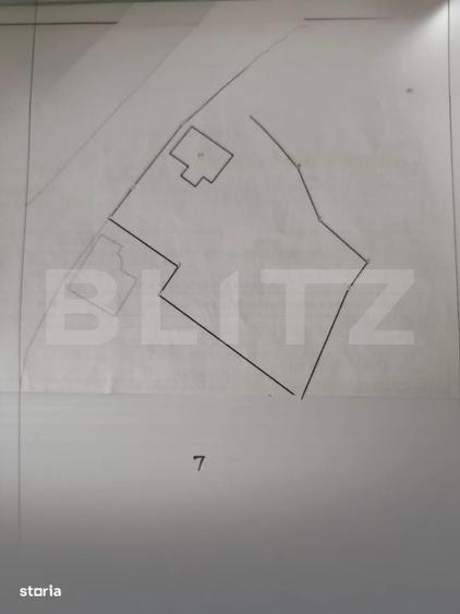 Casă cu 2 camere cu Teren 1018 Mp în Bădeni