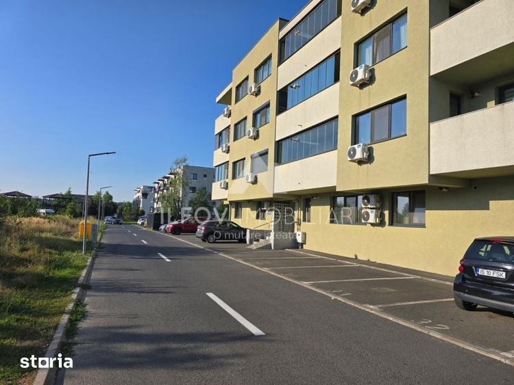 Apartament sptios Otopeni, parcul Unirii, utilat si mobilat. bloc cu l - 9
