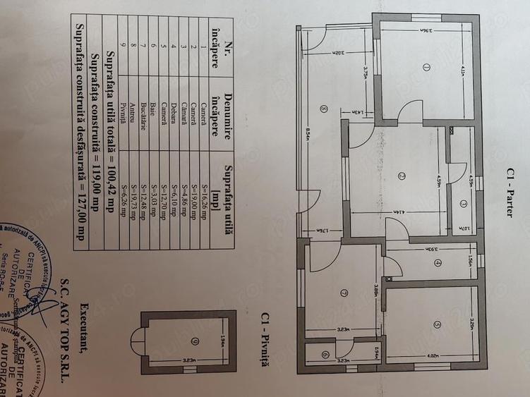 Casă cu 4 camere cu Teren 580 Mp în Central