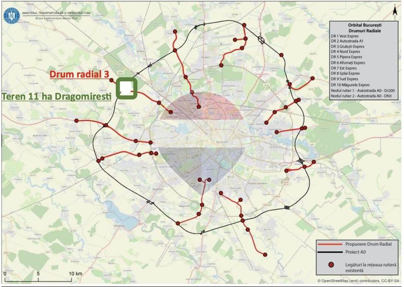 Teren Construcții intravilan de 111571 mp, în Dragomirești-Vale