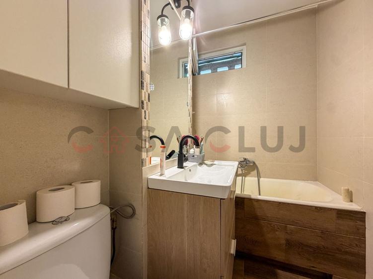 Apartament cu 3 camere semidecomandat, mobilat în Gheorgheni