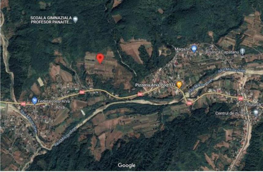 Teren de 1500 mp, în Broșteni