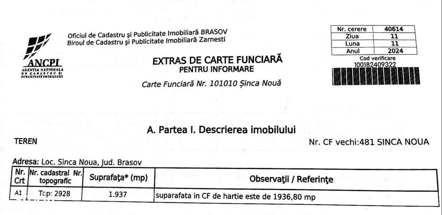 Spațiu comercial, în Șinca