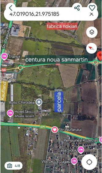 Teren de vanzare in Sanmartin langa Oradea..Kaufland! - 6
