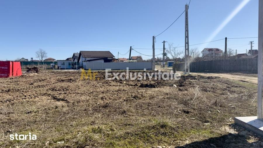 Teren de 533 mp, în Albota