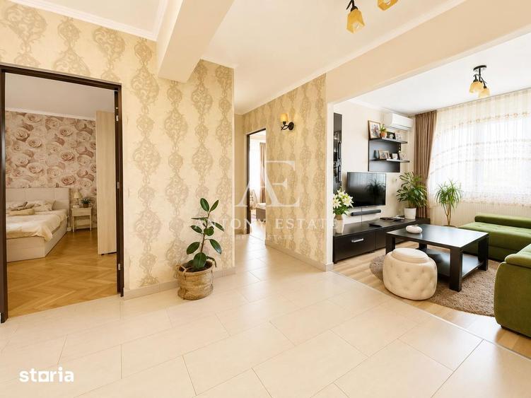 Apartament cu 4 camere decomandat, mobilat în Decebal