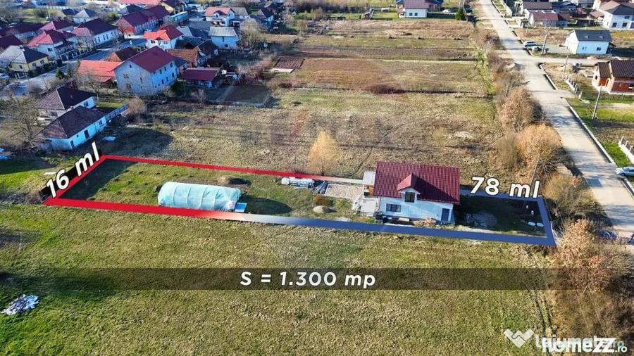 Casă cu 5 camere cu Teren 1300 Mp în Satulung
