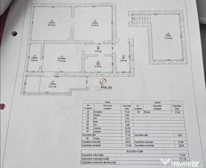 Casă cu 3 camere cu Teren 568 Mp în Complex Studențesc