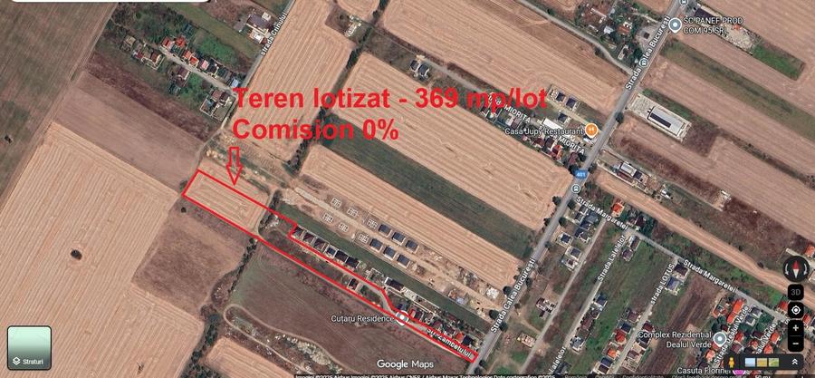 Teren Construcții intravilan de 469 mp, în Vidra
