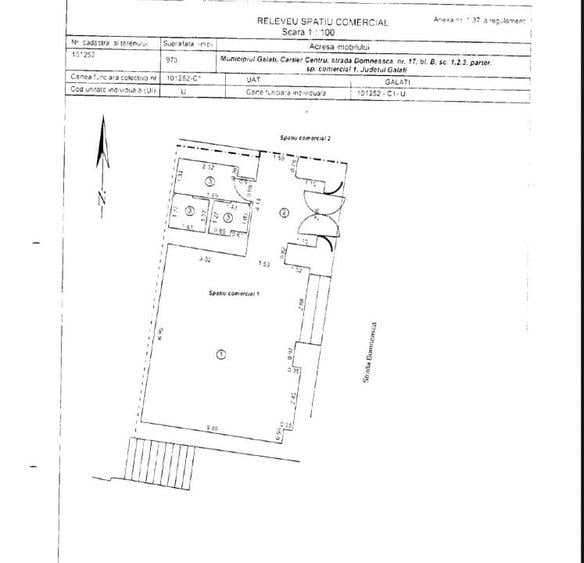 Spațiu comercial, de 160 mp, în Central