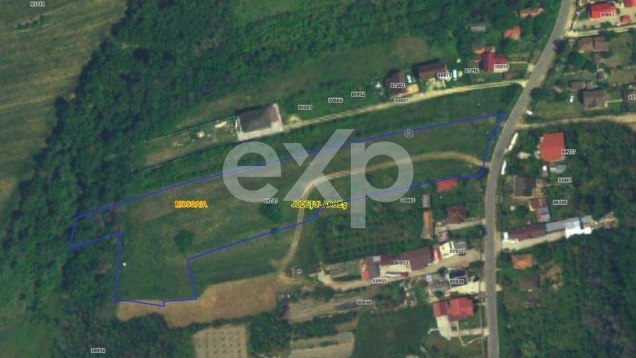 Teren Construcții intravilan de 11197 mp, în Moșoaia