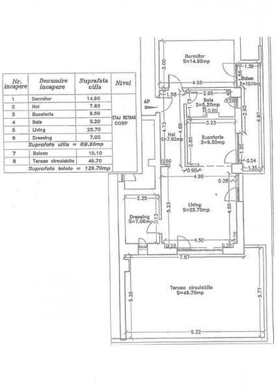Apartament cu 2 camere în Est