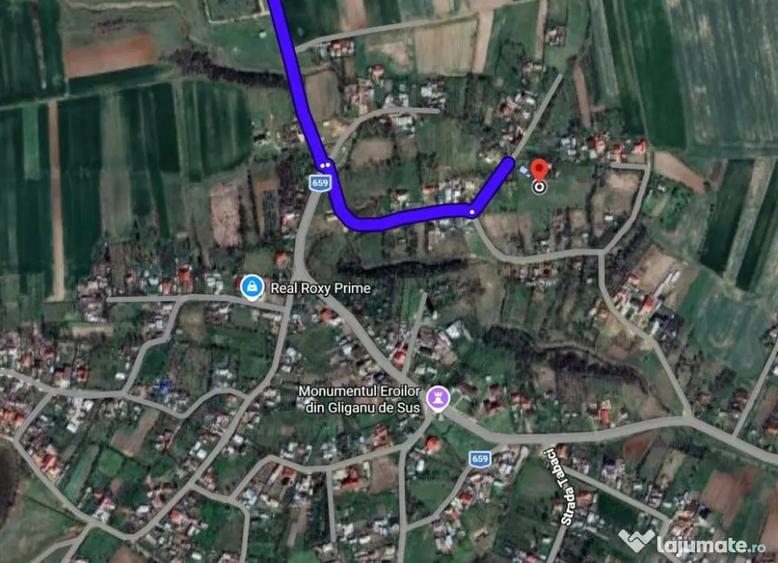 Teren intravilan com. Rociu sat Gliganu de Sus - 1