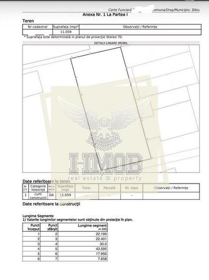 Teren de 11059 mp, în Vest