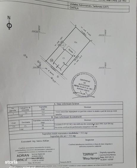 Casă cu 6 camere cu Teren 511 Mp în Central