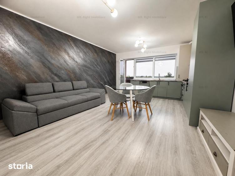 Apartament cu 2 camere, mobilat în Sânpetru