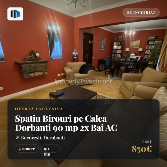 Spatiu Birouri pe Calea Dorbanti 90 mp 2x Bai AC