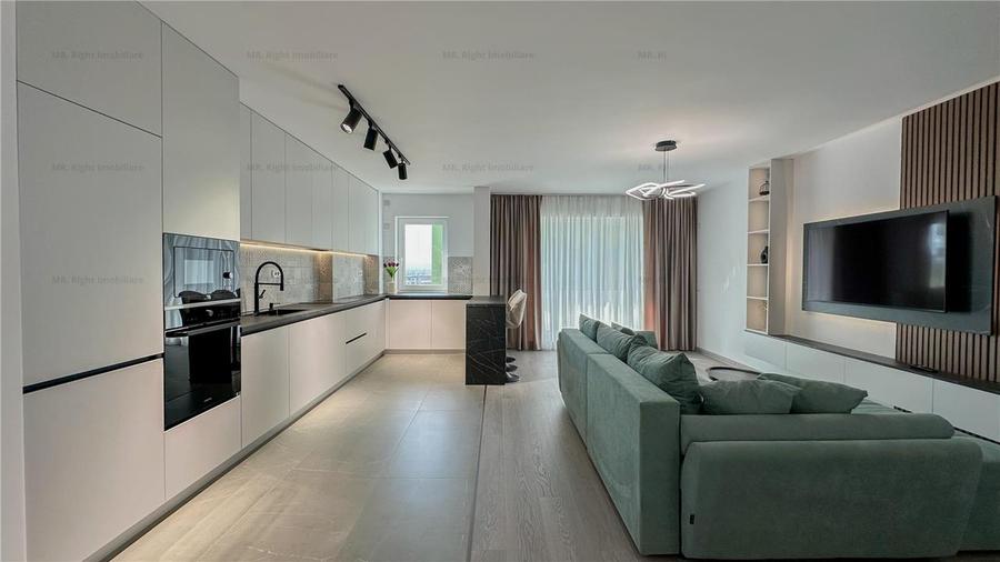 Apartament cu 3 camere decomandat, mobilat în Tractorul