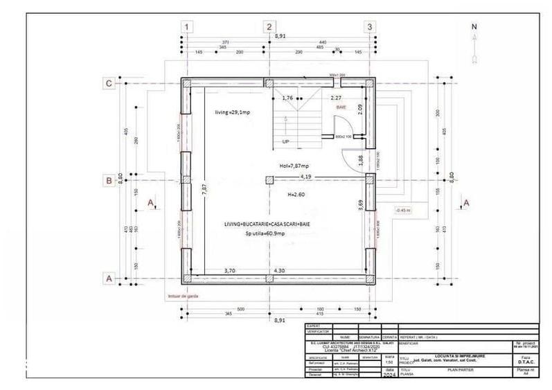 Casă cu 3 camere cu Teren 156 Mp în Vânători