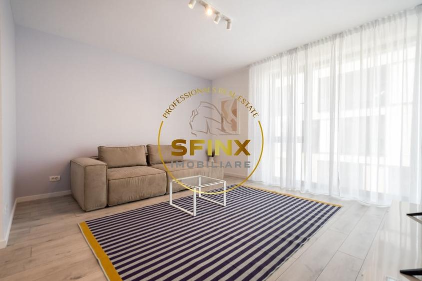 Apartament cu 2 camere semidecomandat, mobilat în Herăstrău