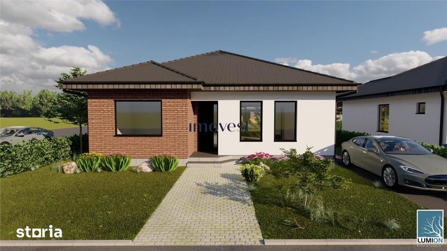 Casa Noua Semifinisata de Vanzare | 3 Dormitoare | 500 mp teren | Peti - 4