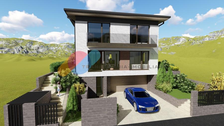 Casă individuală cu 4 camere cu Canalizare în Dâmbul Rotund