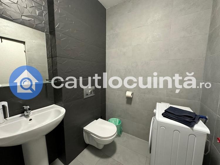 Apartament cu 2 camere semidecomandat, mobilat în Băneasa