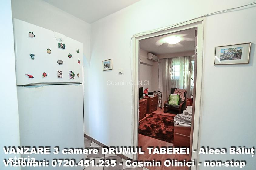 Vanzare Apartament 3 cam. dec. Drumul Taberei, Aleea Baiut, 2 balcoane