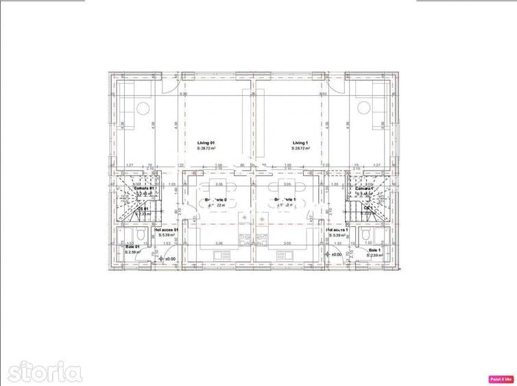 Casă cu 4 camere cu Teren 220 Mp în Central