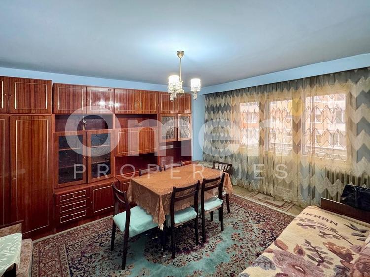 Apartament cu 3 camere decomandat, mobilat în Gării