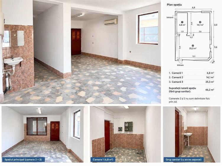 Spațiu comercial, de 50 mp, în Rafov