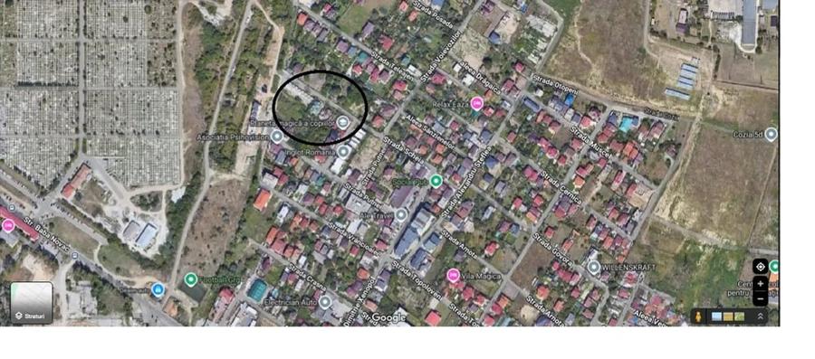 Teren de 1100 mp, în Kamsas