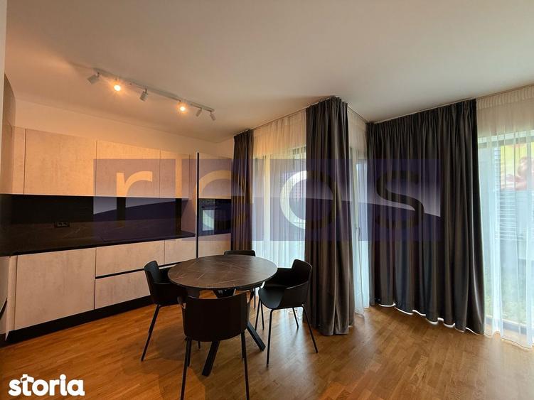 Apartament cu 2 camere, mobilat în Băneasa