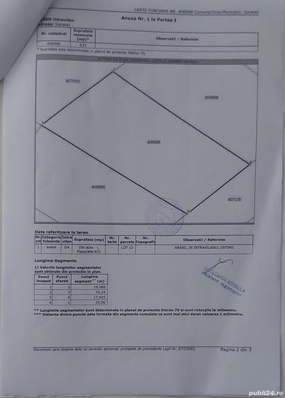 Teren de 631 mp, în Săcălaz